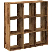 vidaXL Kamerscherm / boekenkast 102x29x103,5 cm hout oud houtkleurig