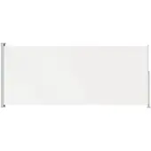 vidaXL Tuinscherm uittrekbaar 200x514 cm crème