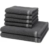 Ross Dames en Heren 4 X handdoek 2 X douchehanddoek - in set Smart