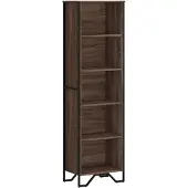 vidaXL Boekenkast 50x31x169 cm bewerkt hout bruin eikenkleur