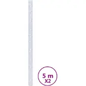 vidaXL Raamfolies 2 st mat bamboepatroon PVC