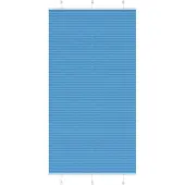 vidaXL Plissé rolgordijn 110x200cm stofbreedte 109,4cm polyester blauw