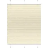 vidaXL Plissé rolgordijn 110x150cm stofbreedte 109,4cm polyester crème
