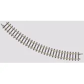 Märklin Gleis geb. r145 mm, 45 Gr.