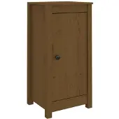 vidaXL Dressoirs, 2 stuks, honingbruin, 39x35x80 cm, massief grenenhout