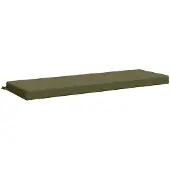 vidaXL Bankkussen SOEST 100% Polyester Olijfgroen 140 x 50 x 8 cm