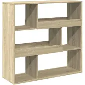 vidaXL Boekenkast / kamerscherm 100x33x94,5 cm sonoma eikenkleurig