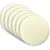 vidaXL Kussensloop 6 st HEERLEN Crèmekleurig Ø 60 cm Polyester