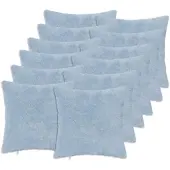 vidaXL Kussensloop 12 st HEERLEN Lichtblauw 45 x 45 cm