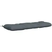vidaXL Bankkussen VIANEN 100% Polyester Blauw 100 x 40 x 12 cm