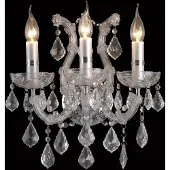 Clayre & Eef Wandlamp, 35x21x40 cm, goudkleurig, ijzer