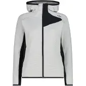 CMP - Women's Jacket Fix Hood 36G1816 - Fleecevest 36, grijs