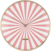 Karlsson Klok Candy Swirl Dome Flamingo Pink & White