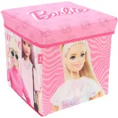 Textiel Trade B.V. Barbie Opbergdoos - Met deksel - Stoel - Roze - 30 cm