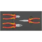 Knipex VDE Tangenset in Schuimmodule voor Gereedschapswagen