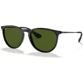 Ray-Ban Erika RB4171 Zonnebril - Zwart/Groen G-15 - Gepolariseerd - 54mm