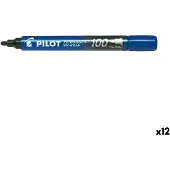 Pilot Viltstift pilot sca-100 rond f blauw | 12 stuks