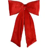 Décoris Kerstrik | | 80 x 115 cm (Rood, Fluweel)