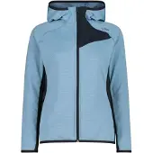 CMP - Women's Jacket Fix Hood 36G1816 - Fleecevest 34, blauw