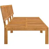 vidaXL Tuinmiddenbanken 2 st pallet massief acaciahout