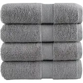 vidaXL Gastendoekjes SOLUND 4 st 600 g/m² 30x50 cm grijs