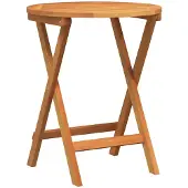 vidaXL Tuin Tafel Naturel 60 x 60 x 72 cm Massief Acacia Hout