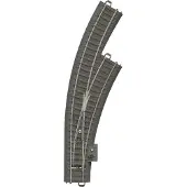 Märklin H0 C-rails (met ballastbed) 24672 Gebogen wissel, Rechts 1 stuk(s)