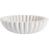 PT Living Decoratieve Schaal Wave Medium White