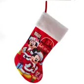 Kurt S. Adler Kerstsok stof mickey l25cm