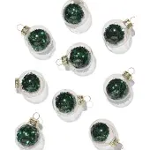 HEMA Kerstballen Glas Groen - 9 Stuks