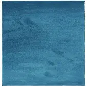 vidaXL Vloerkleed OVIEDO laagpolig 240x240 cm turquoise