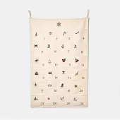 Loberon Adventskalender Minsi bruin/crème