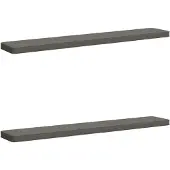 vidaXL 2-delige Bankkussens VUGHT 2 st 100% Polyester Grijs