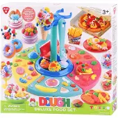 Playgo Kleiset Luxe: Eetplezier met 5 kleurrijke kleibakken