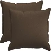 vidaXL Kussen met kussen HOUTEN 2 st Taupe Faux Linnen