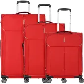 Roncato Ironik 2.0 4 wielen Kofferset 3-delig met uitbreidingsplooi rood
