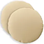 vidaXL Kussensloop 2 st HEERLEN Beige Diam. 40 cm Polyester
