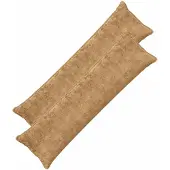 vidaXL Kussensloop 2 st HOUTEN Taupe 40 x 145 cm Nep Konijnenbont