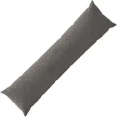 vidaXL Kussensloop HEERLEN Donkergrijs 40 x 145 cm corduroy