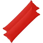 vidaXL Kussensloop 2 st HOUTEN Rood 40 x 145 cm Polyester