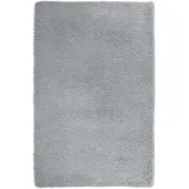 vidaXL Hoogpolig vloerkleed NAVARRA 130x200 cm polyester lichtgrijs