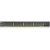 Zyxel XGS1930-52HP Managed L3 Gigabit Ethernet (10/100/1000) Power over Ethernet (PoE) Zwart