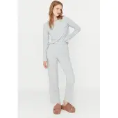 Trendyol Vrouwen Ronde hals Pyjama Set 2 pak