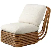 Gubi Bohemian 72 Loungestoel - Fauteuils Textiel Dedar Lupo Bouclé 007 - 10105750