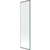 Mexen Next 1-delige badwand 50 x 150 , zwart frame, wit - 895-050-000-00-70-20