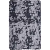vidaXL Hoogpolig vloerkleed NAVARRA 130x200 cm polyester donkergrijs
