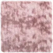 vidaXL Hoogpolig vloerkleed NAVARRA 200x200 cm polyester stoffig roze