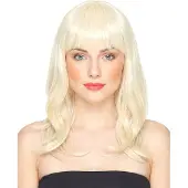 Vegaoo - Luxe blonde pruik voor dames - 170 gr