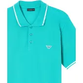 Giorgio Armani Shirt smaragd / wit
