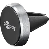 Goobay Magnetische universele houder, slank design, zwart (verpakking: 1 stuks, vouwdoos)